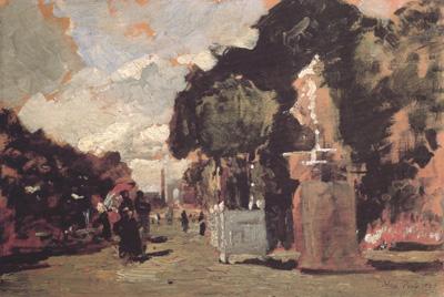 In the Tuileries Gardens (sunny Day) (nn02), Tina Blau